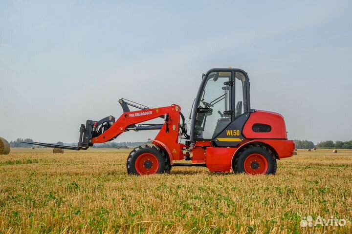 Мини-погрузчик Polar Badger WL50A, 2023