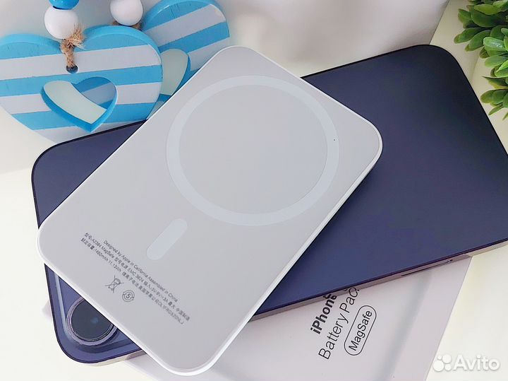 Беспроводной портативный аккумулятор MagSafe