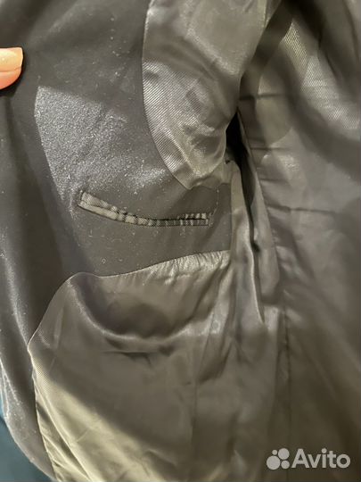 Пиджак для мальчика 158 черный