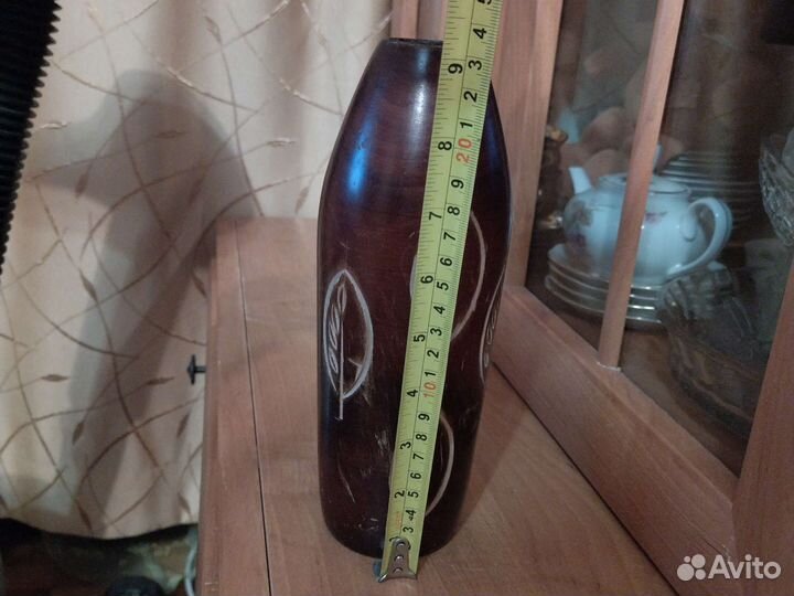 Деревянная ваза для цветов СССР