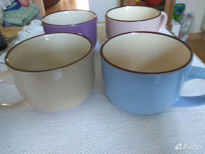 Новые кружки, салатники миски тарелки