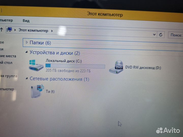 Ноутбук asus I3/SSD/6GB