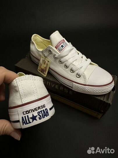 Кеды converse all star белые