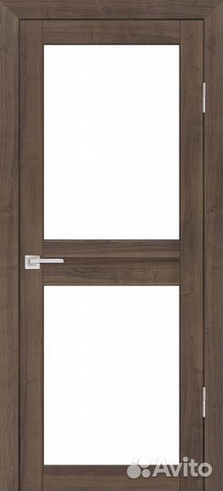 Дверь межкомнатная PS- 4 PP, Орех Пасадена Бел