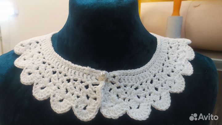 Воротник вязаный