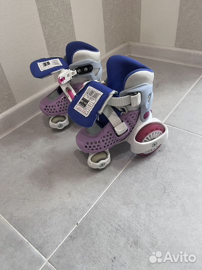 Роликовые коньки детские раздвижные 25-28