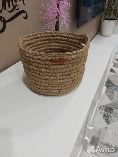 Корзина из джута