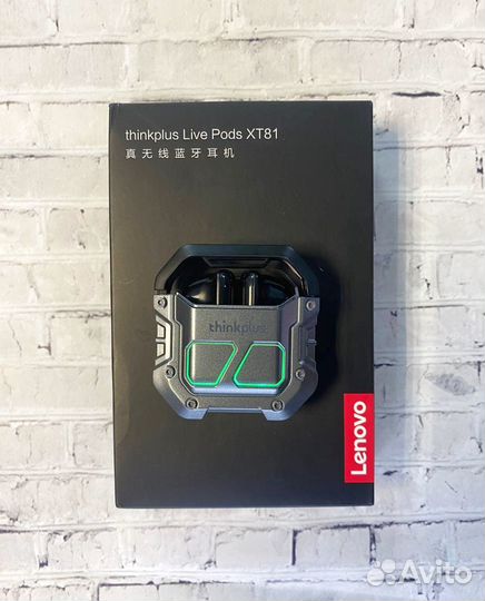 Беспроводные наушники lenovo XT 81