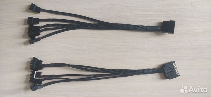 Разветвитель molex SATA на 5 вентиляторов