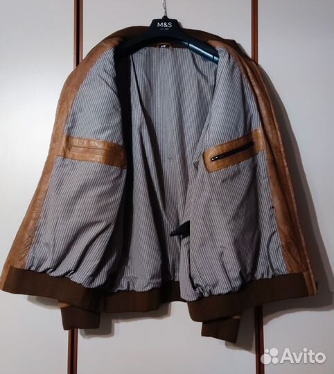 Кожаная куртка новая мужская