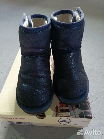 Зимние угги для девочки 34 размер
