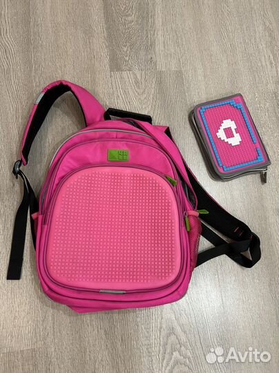 Рюкзак и пенал lego с пикселями