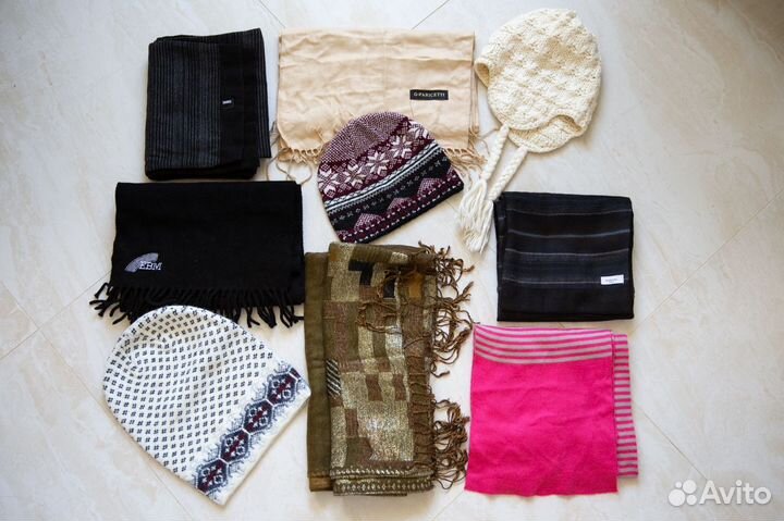 Шарфы много