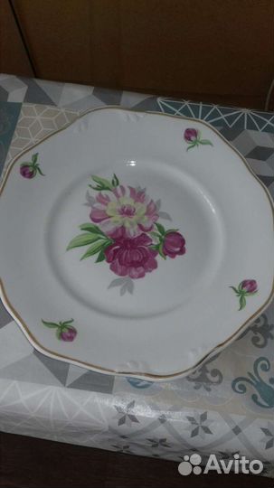 Блюдо и соусник Дулево фарфор