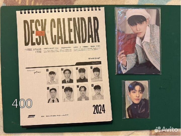 Ateez 2024 Season's Greetings карты наполнение