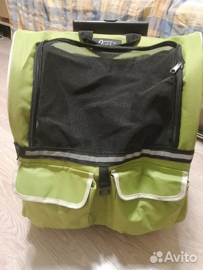 Переноска рюкзак для животных на колесах