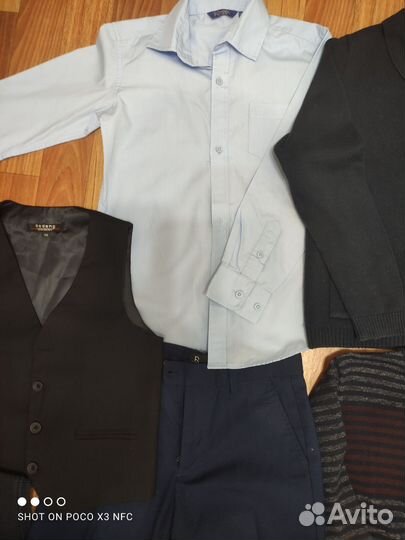 Одежда школьная пакетом рост 128-134