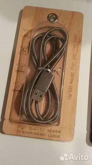 USB Дата кабель,металлическая оплетка