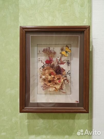 Картина гербарий
