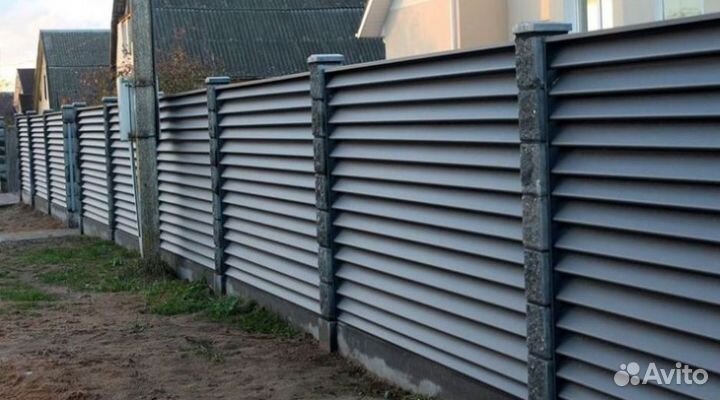 Заборы из профнастила