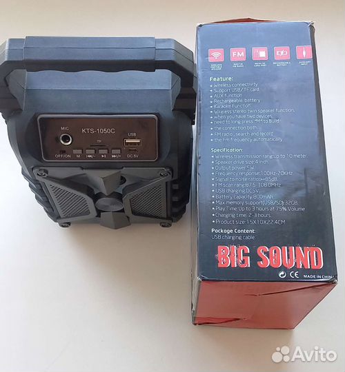 Портативная колонка bluetooth