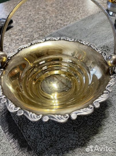 Серебряннная сахарница