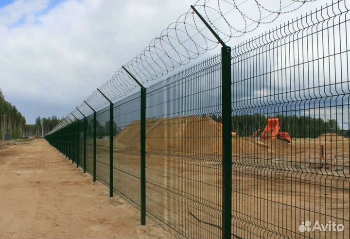 Забор металлический профессионально под ключ