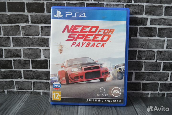 Need for Speed Payback диск PS4