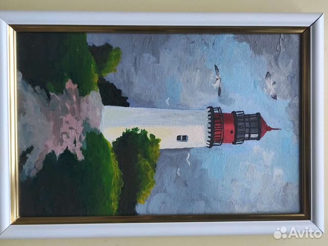 Картина акрилом на холсте