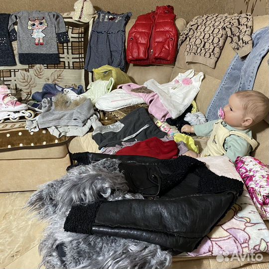 Одежда и кукла для девочки 3-6 лет