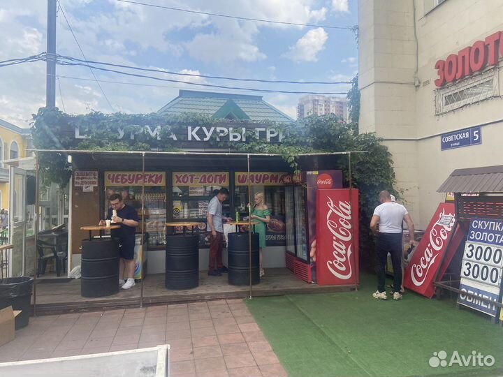 Кафе шаурма на рынке
