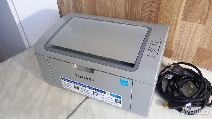 Samsung ml 2160, пробег 2000 стр. + Нов. Картридж