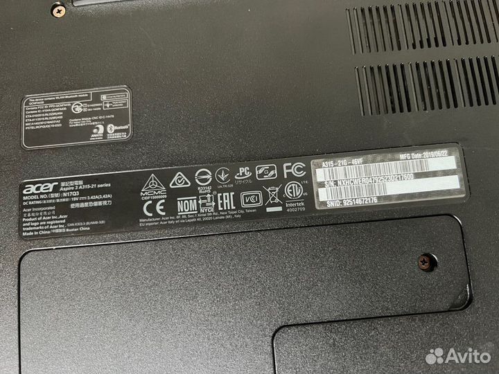 Acer Aspire 3 A315-21G-46VF