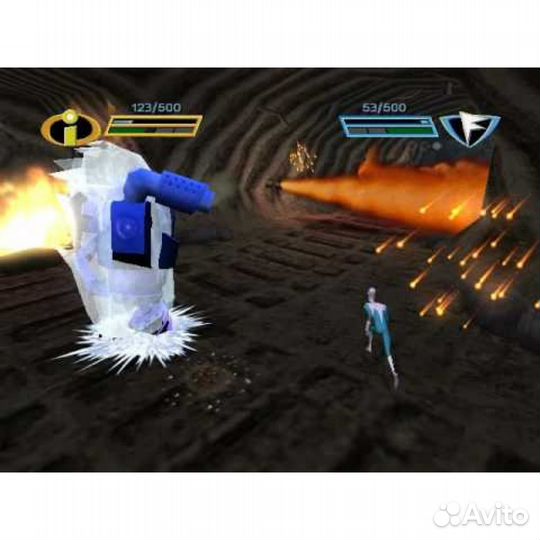 Суперсемейка Подземная Битва, б/у (PS2)