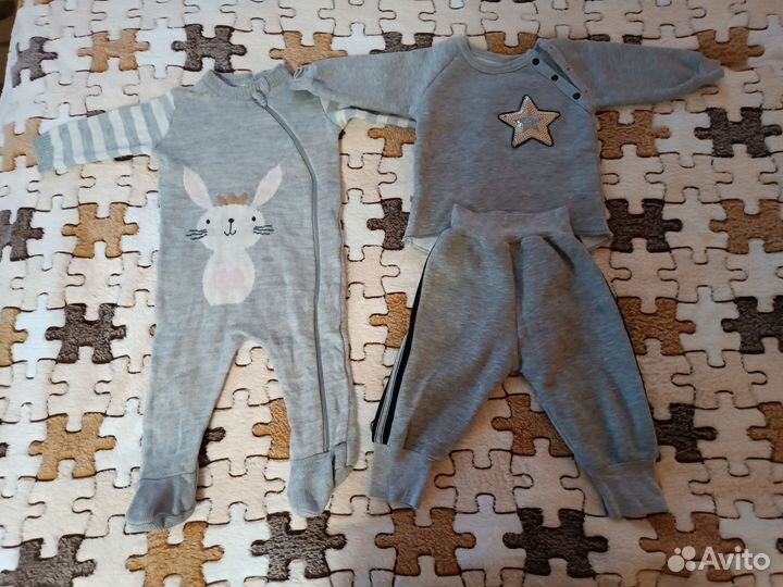 Одежда на девочку 80 86 пакетом