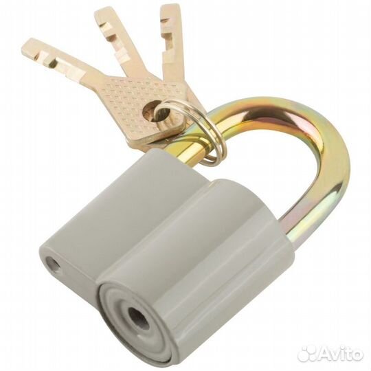 Замок навесной корп из алюм.сплава 45х37 мм стальн