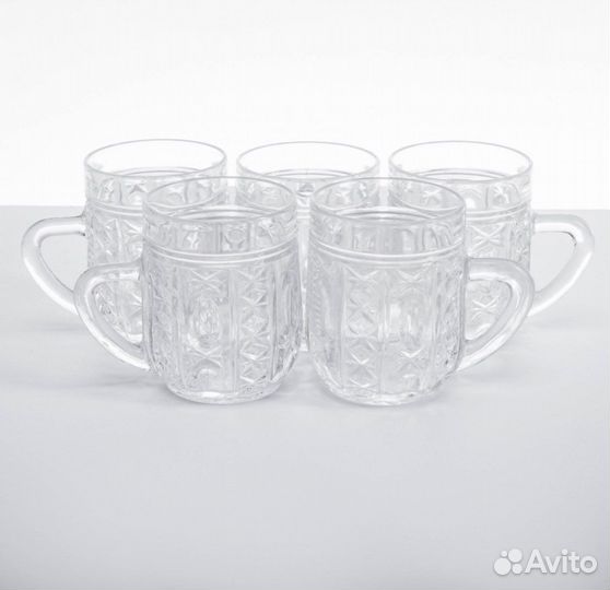 Кружки с рельефным орнаментом СССР 250 мл