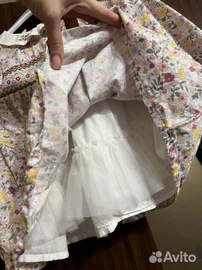 Нарядное платье для девочки 86