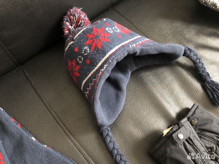 Зимний комплект шапка и шарф + карги