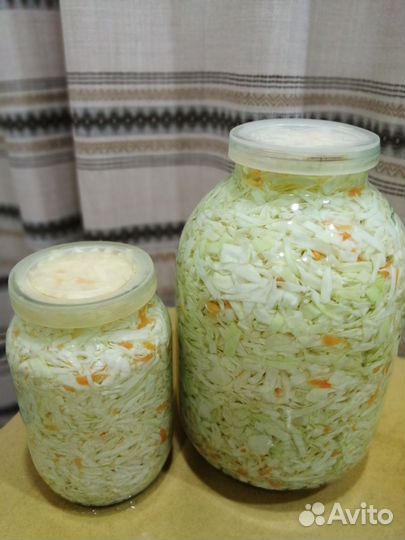 Картофель, капуста квашеная