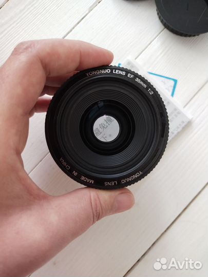 Объектив yongnuo 35mm f/2 для Canon EF
