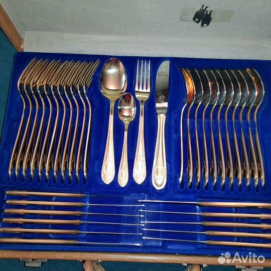 Комплект Золинген Глубокая позолота Оригинал 70 пр