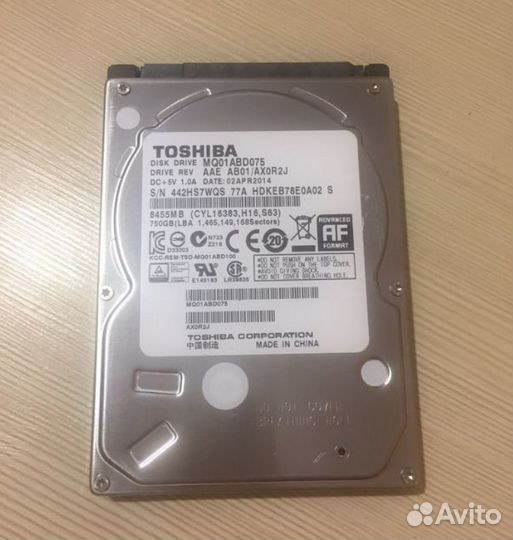 Жесткий диск нерабочий