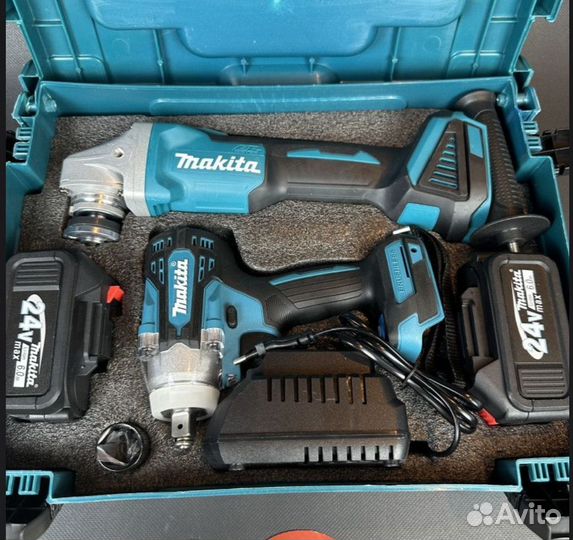 Набор makita 2в1 (ушм и гайкавёрт)