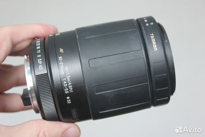 3) Tamron AF 80-210mm f/4.5-5.6 (Japan) PentaxK