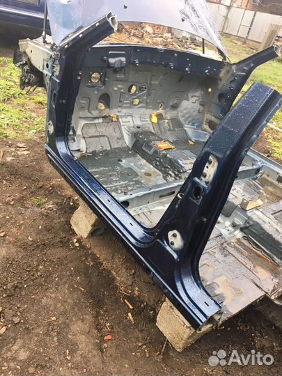 Хюндай Соната-5 Левый порог со стойкой