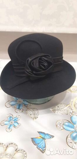 Шляпа фетровая женская