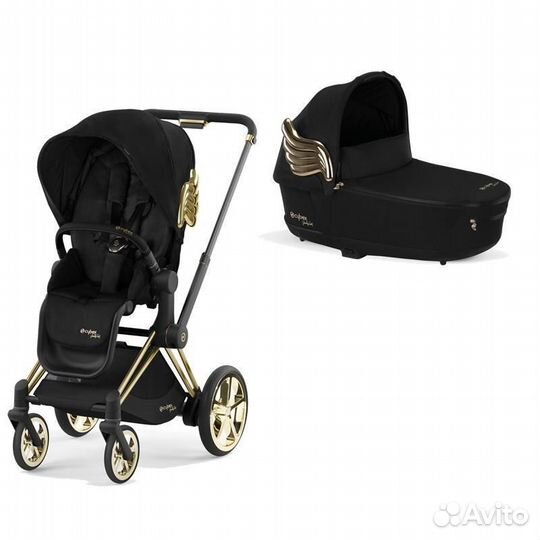 Коляска 2в1 Cybex E-Priam Jeremy Scott Wings