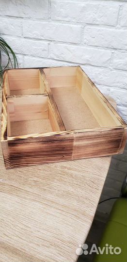 Коробка подарочная деревянная