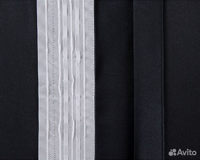 Шторы бархат Беллиссимо черный